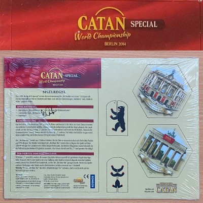 Catan World Championship Berlin 2014 - Kosmos signed
