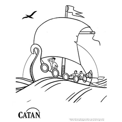 CATAN #StayAndPlay - Coloring Pages CATAN #StayAndPlay - Coloring Pages
