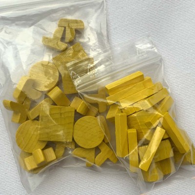 Catan Wooden Set (Base, C&K, Seafarers) - Yellow